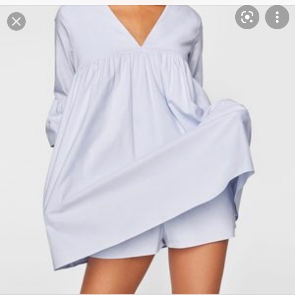 Zara Light Blue Jumpsuit Dress